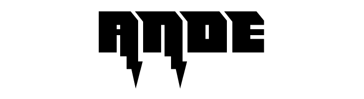 Thunder Titan Straight  Free Fonts Download