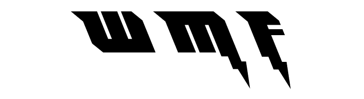 Thunder Titan Leftalic  Free Fonts Download