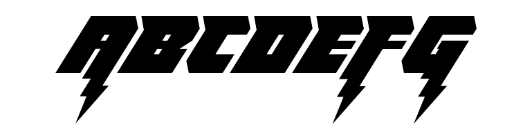 Thunder Titan Italic  Free Fonts Download