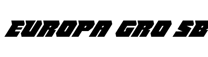 Thunder Titan Italic  Free Fonts Download