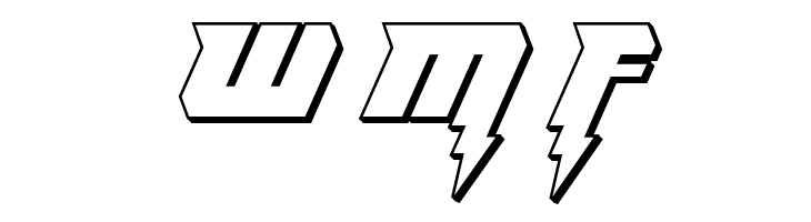 Thunder Titan 3D  Free Fonts Download