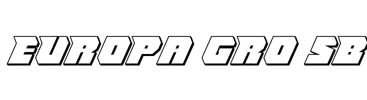 Thunder Titan 3D  Free Fonts Download