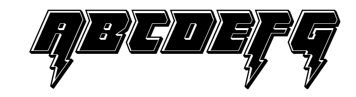 Thunder Titan Bevel  Free Fonts Download