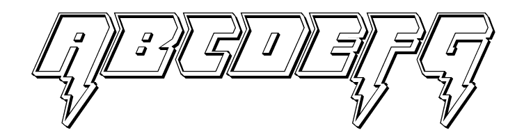 Thunder Titan Engraved  Free Fonts Download