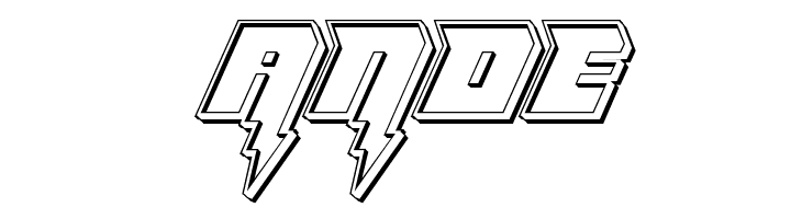 Thunder Titan Engraved  Free Fonts Download