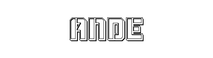Thunder Trooper Engraved  Free Fonts Download