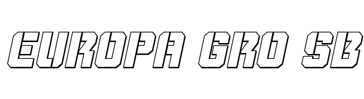 Thunder Trooper Outline Italic  Free Fonts Download