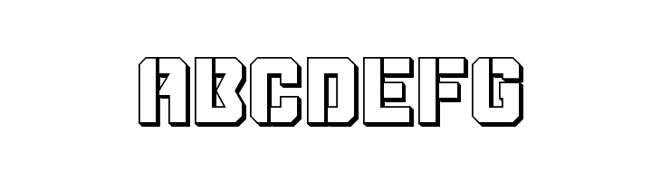 Thunder Trooper 3D  Free Fonts Download