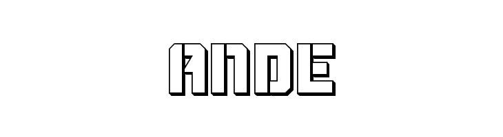 Thunder Trooper 3D  Free Fonts Download