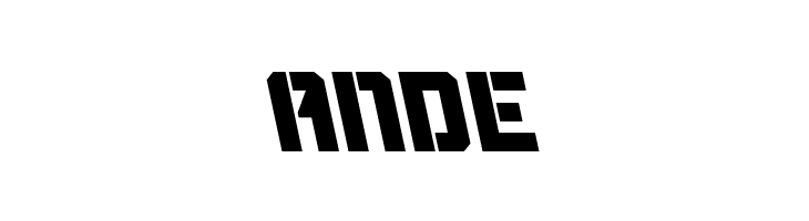 Thunder Trooper Leftalic  Free Fonts Download