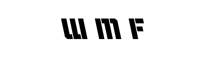 Thunder Trooper Leftalic  Free Fonts Download
