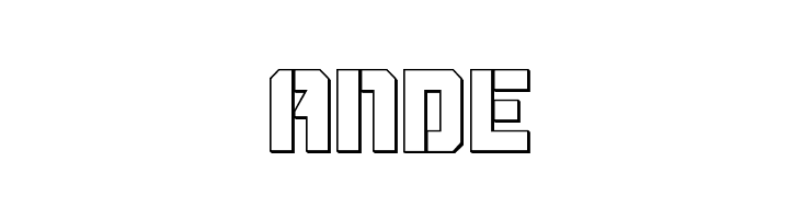 Thunder Trooper Outline  Free Fonts Download