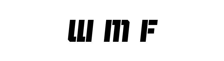 Thunder Trooper Semi-Italic  Free Fonts Download