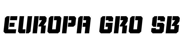 Thunder Trooper Semi-Italic  Free Fonts Download