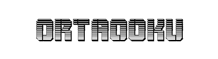 Thunder Trooper Chrome  Free Fonts Download