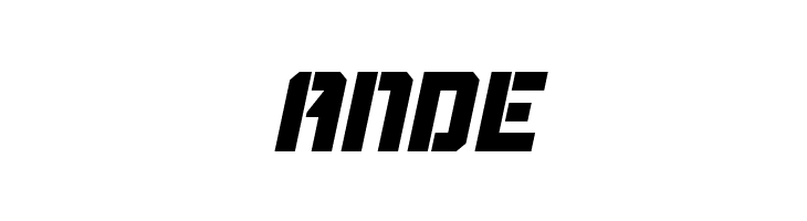 Thunder Trooper Italic  Free Fonts Download