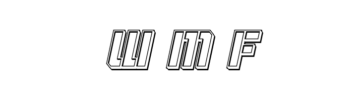 Thunder Trooper Engraved Italic  Free Fonts Download