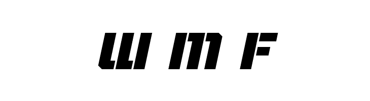 Thunder Trooper Expanded Italic  Free Fonts Download