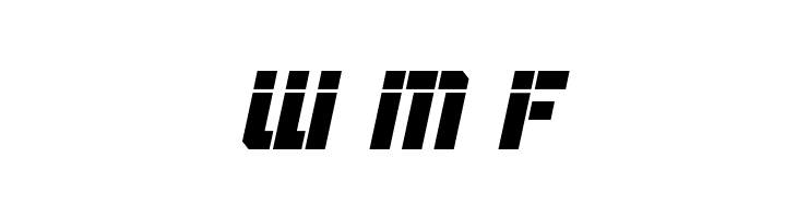 Thunder Trooper Laser Italic  Free Fonts Download