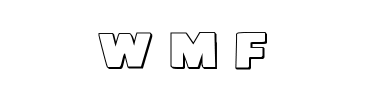 Uglier Things 3D  Free Fonts Download