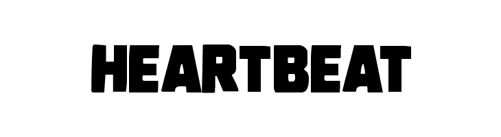 HEARTBEAT Uglier Things Condensed Font