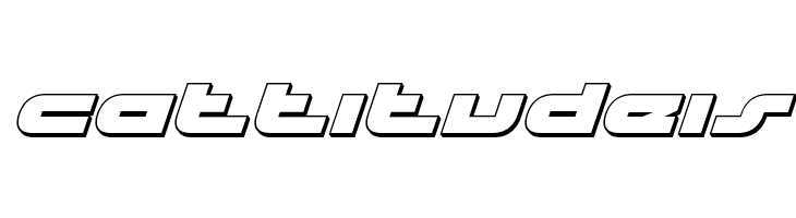 uni-sol 3D Italic  Free Fonts Download