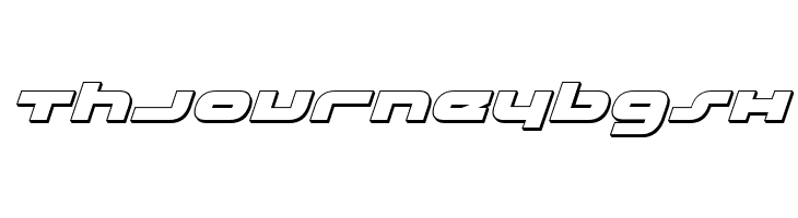 uni-sol 3D Italic  Free Fonts Download