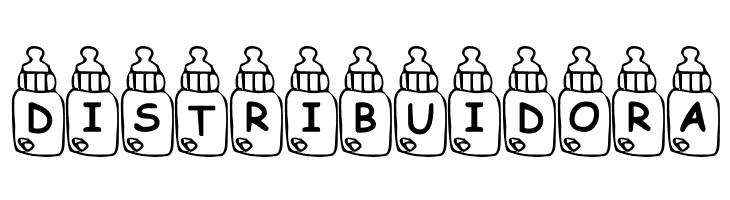 Summers Baby Bottles  Free Fonts Download