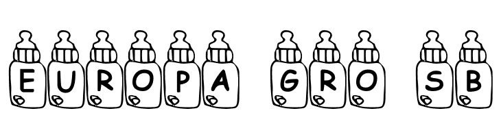Summers Baby Bottles  Free Fonts Download