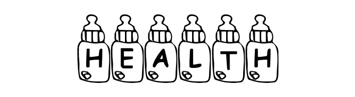 Summers Baby Bottles  Free Fonts Download