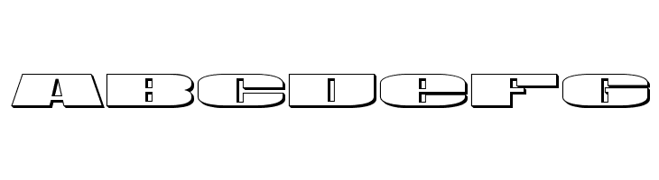 U.S.A. 3D  Free Fonts Download