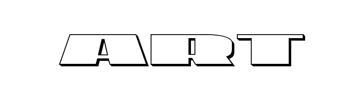 U.S.A. 3D  Free Fonts Download