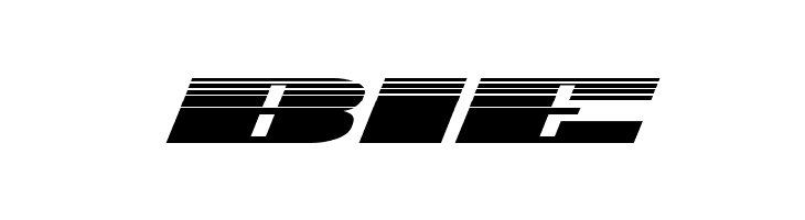 U.S.A. Halftone Italic  Free Fonts Download