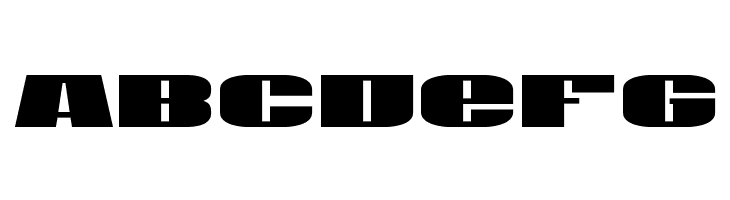 U.S.A. Extra-Condensed  Free Fonts Download