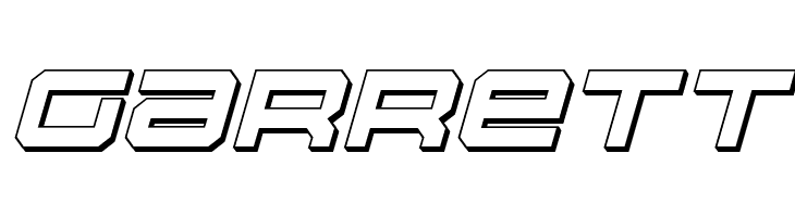 U.S.S. Dallas 3D Italic  Free Fonts Download