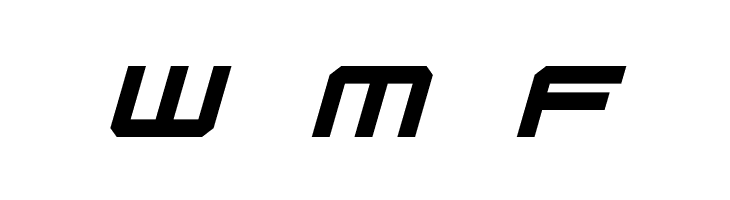 U.S.S. Dallas Title Italic  Free Fonts Download