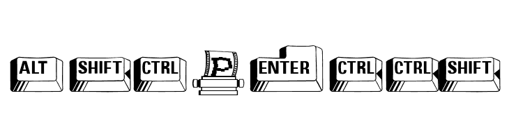 Carr Keys  Free Fonts Download
