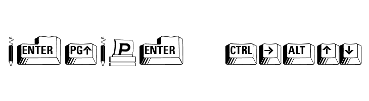 Carr Keys  Free Fonts Download