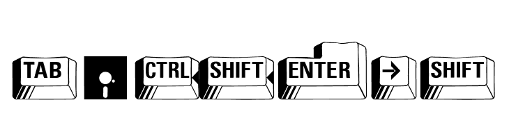 Carr Keys  Free Fonts Download