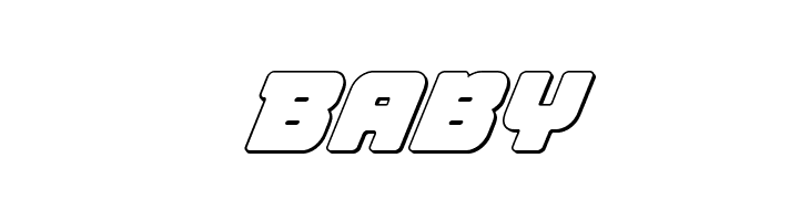 Victory Comics Outline Italic  Free Fonts Download