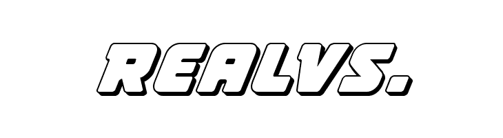 Victory Comics 3D Italic  Free Fonts Download