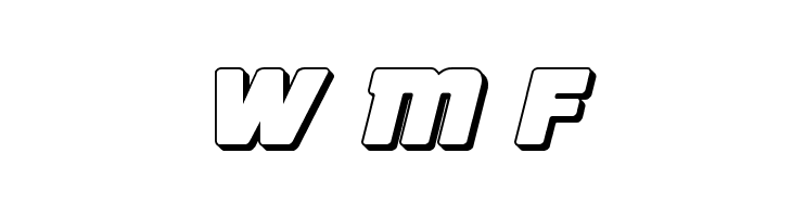 Victory Comics 3D Semi-Italic  Free Fonts Download