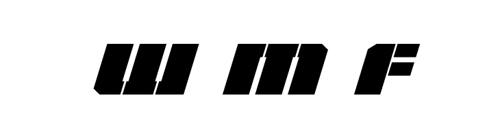 Warp Thruster Expanded Italic  Free Fonts Download