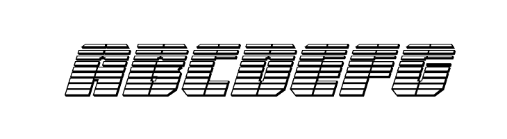 Warp Thruster Chrome Italic  Free Fonts Download