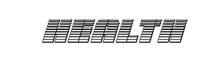 Warp Thruster Chrome Italic  Free Fonts Download