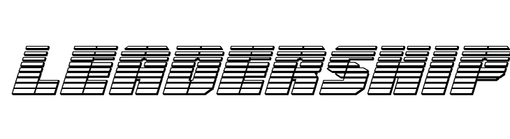 Warp Thruster Chrome Italic  Free Fonts Download