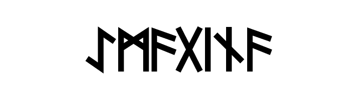 Futhark AOE  Free Fonts Download