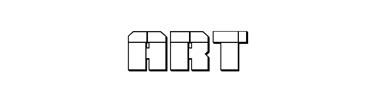 Warp Thruster 3D Laser Regular  Free Fonts Download