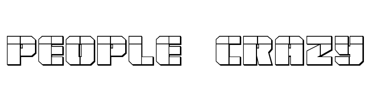 Warp Thruster 3D Laser Regular  Free Fonts Download