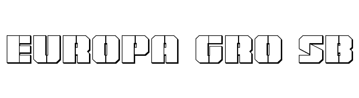 Warp Thruster 3D Regular  Free Fonts Download